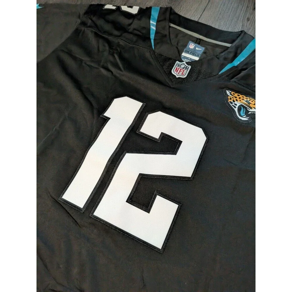 Travis Hunter #12 BLACK Jacksonville Jaguars Stitched Football Jersey XL - Picture 4 of 4